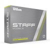 Wilson Unisex Adult Staff Model X Golf Ball, Yellow, No