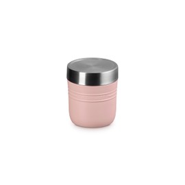 Le Creuset Stainless Steel Vacuum Insulated Thermal Soup Jar Lunch Jar 500ml Shell Pink Easy to Wash Simple Maintenance On the Go Portable Convenient