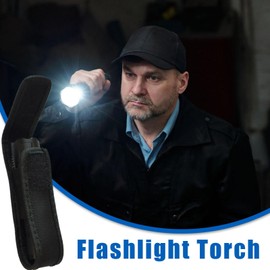 Duty Belt Flashlight Holder - Flashlight Holder Duty Belt | Heavy Duty Flash Light Holder for Belt Law Enforcement Security Mechanic
