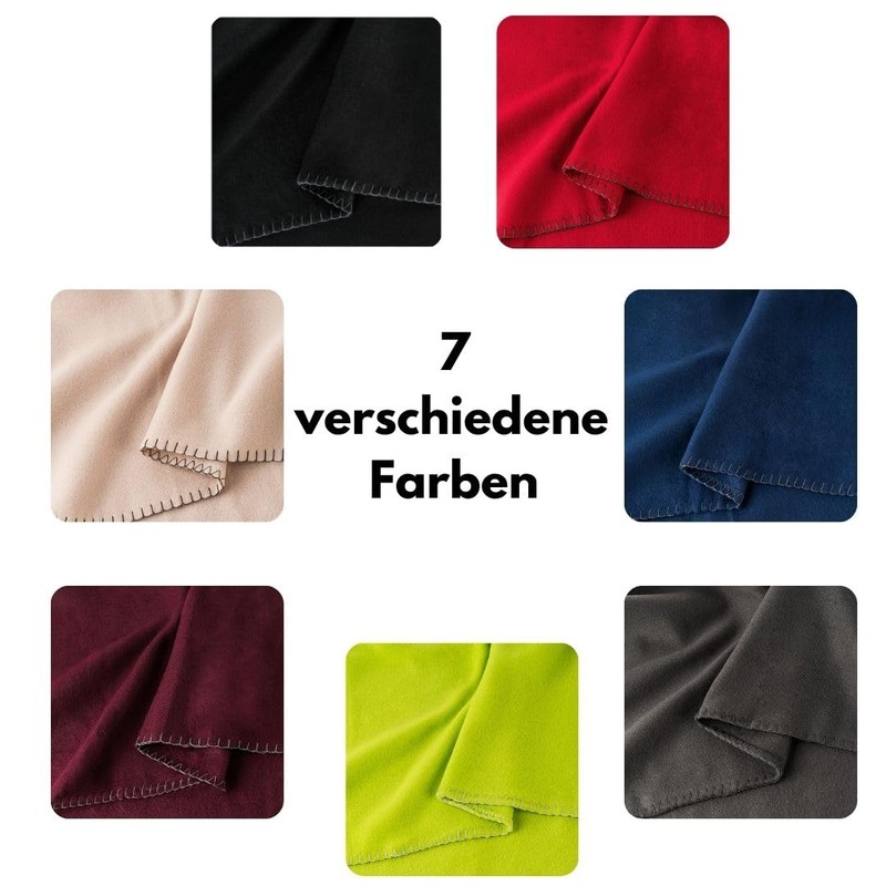 Tarrington House Fleece Blanket 150 x 200 cm Berry Blanket