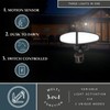 VAXCEL Palatine 2-Light Integrated LED Motion Sensor Flood Light -