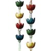 BestNest Ancient Graffiti Lily Rain Chains, Multicolored, Pack of 2