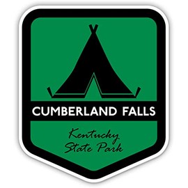 Squiddy Cumberland Falls State Park Kentucky - Vinyl Sticker Decal for Phone, Laptop, Water Bottle (3" high)