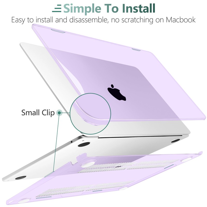 TWOLSKOO Compatible with M4 MacBook Air 15 inch Case 2025-2023
