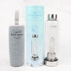 Myga Clear Quartz Crystal Water Bottle - 500ml Glass Drinks
