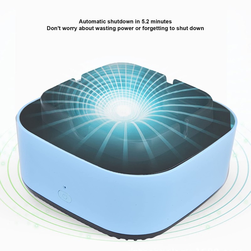 Smokeless Ashtray, USB Charging Ashtray Negative Ion Air Purifier, Multifunctional