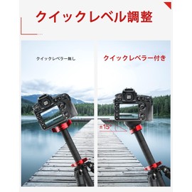 IFOOTAGE QL-I Tripod Leveling Base Aluminum Alloy Level Adjustment Plate is compatible with Canon Nikon and DSLR cameras (3/8" thread) and tripod and monopod (3/8" thread) with ±15° tilt adjustment