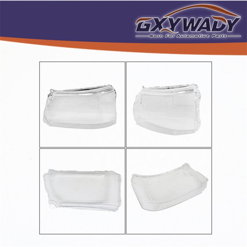 GXYWADY Headlights Pair of Lens Cover Lampshade Replacement for Land