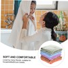 Kisangel 10Pcs Ultra Absorbent Fleece Bath Towels for Newborns and