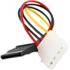 JacobsParts IDE/Molex/IP4/4-pin to SATA Power 15-pin Connector Converter Adapter Cable