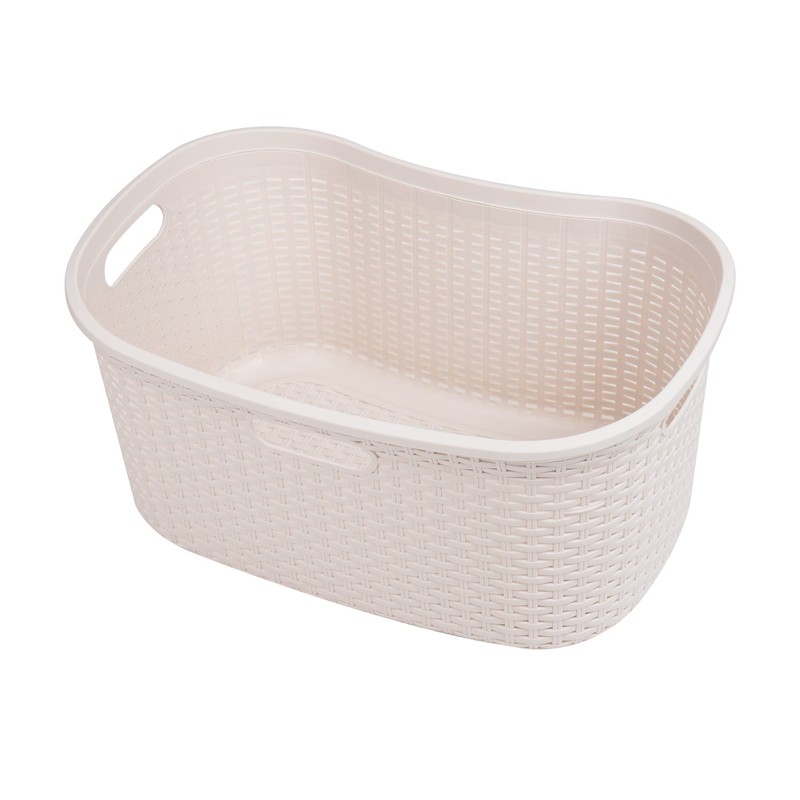 Mind Reader Basket Collection, Laundry Basket, 40 Liter (10kg/22lbs) Capacity,