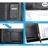 Arpan Ringbinder Folio with Zipper & Calculator Portfolio Folder Case