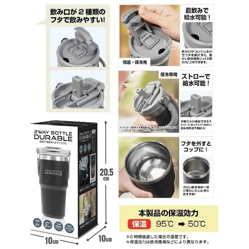 Durable 2-Way Vacuum Bottle