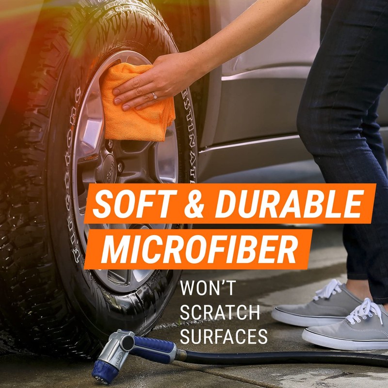 Microfiber Towels by Armor All, Multi-Purpose Towels for Cleaning, 24