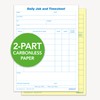 Ocean Pads Daily Job and Time Sheet Book Duplicate A5
