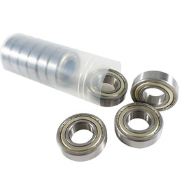 10 Pcs Deep Groove Ball Bearing Small Bearing Iron Cover Bearing Silver 4mm x 8mm x 3mm, MR84ZZ Bearing Steel Z1