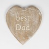 Sass & Belle Best Mum and Best Dad Wooden Carved