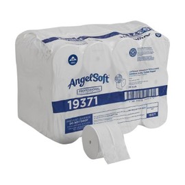 Angel Soft Ps 19371CT Compact Coreless Bath Tissue White 750 Sheets-Roll 56-Carton