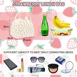EDLMKM 9.5L Insulated Lunch Bag for Kids & Women, Cute Corduroy Cool Bag Lunch Box Container, Foldable Cooler Bag with Insulated Liner Thermal Meal Prep Tote for Work School Outdoor Camping Picnic