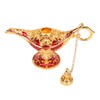 Zinc Alloy Retro Arabian Lamp Tabletop Exquisite Engraved Legend Wishing