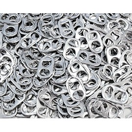 1000+ Aluminum Pop Tabs in Bulk - Soda and Beer Can Tabs For Crafts and Charity