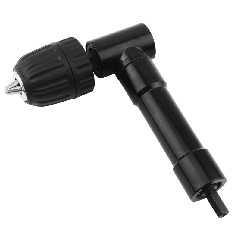 Ragyzity Right Angle Drill Attachment, 0.8-10mm Right Angle Bend Extension
