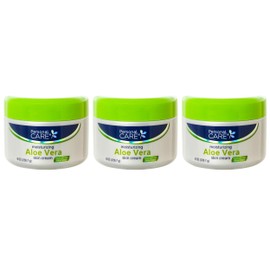 Lot of 3 Jars Moisturizing Aloe Vera Skin Cream 8 oz/each jarF
