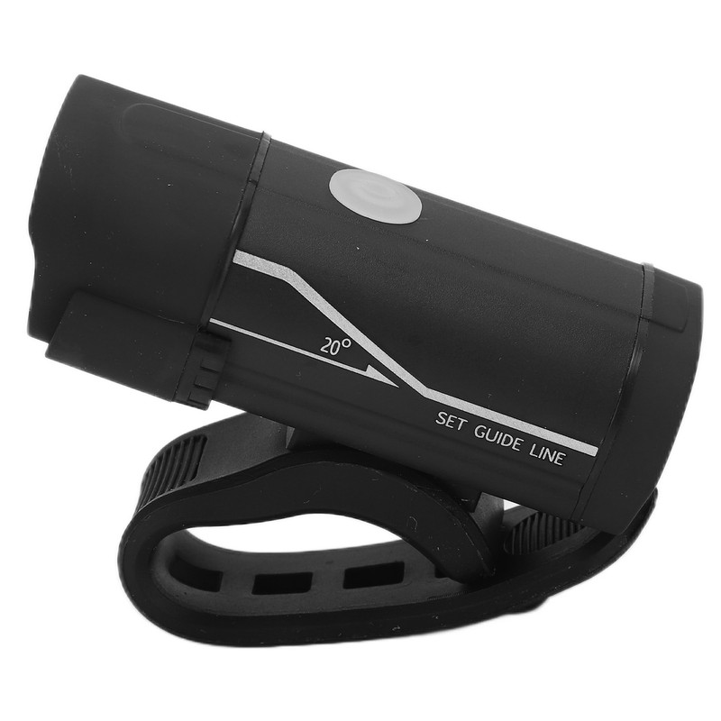 Bike Headlight Aluminum Alloy 5 Levels Black Front Bike Lights