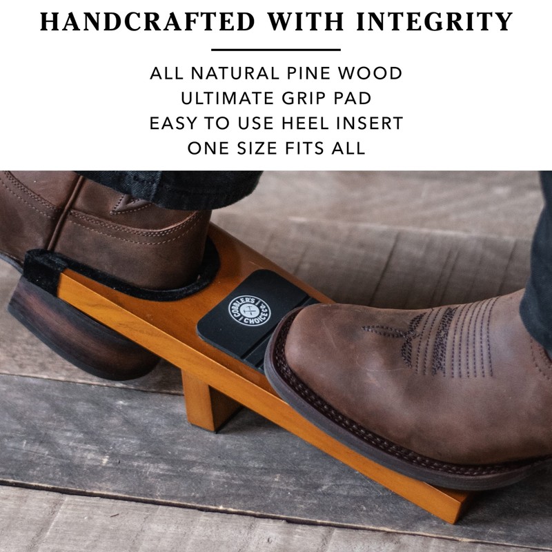 Cobbler's Choice Boot Jack, One Size Fits All, Ultimate Grip