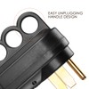 Miady 50AMP RV Replacement Male Plug with Easy Unplug Design,