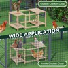 Flehomo Chicken Perch, Wooden Roosting Bars for Chicken Coop &