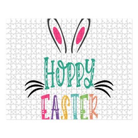 CafePress Hoppy Easter Large Puzzle, 500 pcs.