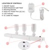 HONWELL Track Lighting LED Spotlights with 3 Rotatable Lights Heads,