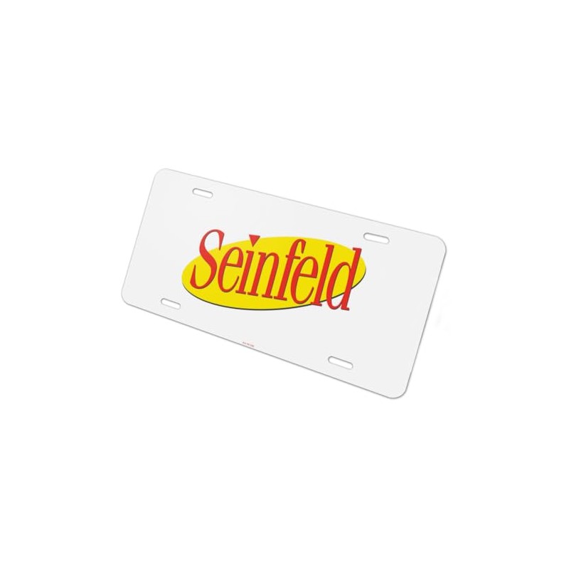 Seinfeld Logo Novelty Metal Vanity Tag License Plate