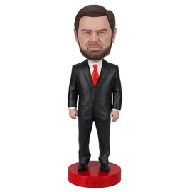 Royal Bobbles JD Vance Collectible Bobblehead Statue – 50th Vice President of The United States, Political Memorabilia