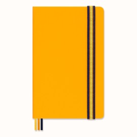 Moleskine x K-Way Notebook, Custom Edition Ruled Layout and Hard Cover Journal, Size Large 13x21 cm, Colour Orange