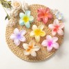 6 flower hair clips, flower hair clips, diameter 4 cm,