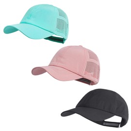 Women Quick Drying Baseball Cap Sun Hats Mesh Lightweight UV Protection for Outdoor Sports - Multiple Colors