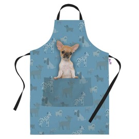 Bang Tidy Clothing Chihuahua Gifts for Dog Lovers Owners - Cooking Baking Aprons - Kitchen Apron Gift for Women Men Bakers and Cooks