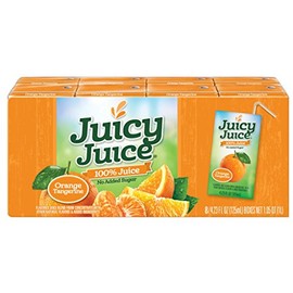 Juicy Juice Orange Tangerine, 4.23 Ounce Boxes, 8 Count (Pack of 5)