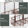 Epicano Shower Caddy Hanging, Anti-Swing Over Head Shower Caddy Rustproof
