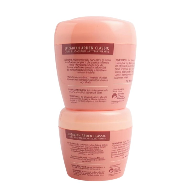 Classic Antiperspirant Cream, Original Formula, 135g, 24-Hour Protection, Alcohol-Free, Hypoallergenic