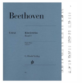 HENLE Beethoven Piano Trios Vol. I – Henle Urtext Edition – Complete Set of Parts