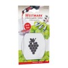 Westmark 3 Weinausgießer-Scheiben für tropffreien Ausschank, Metalloptik, Kunststoff, Safety, Silber,
