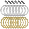Caltric Clutch Friction Steel Plates And Springs Kit for Honda