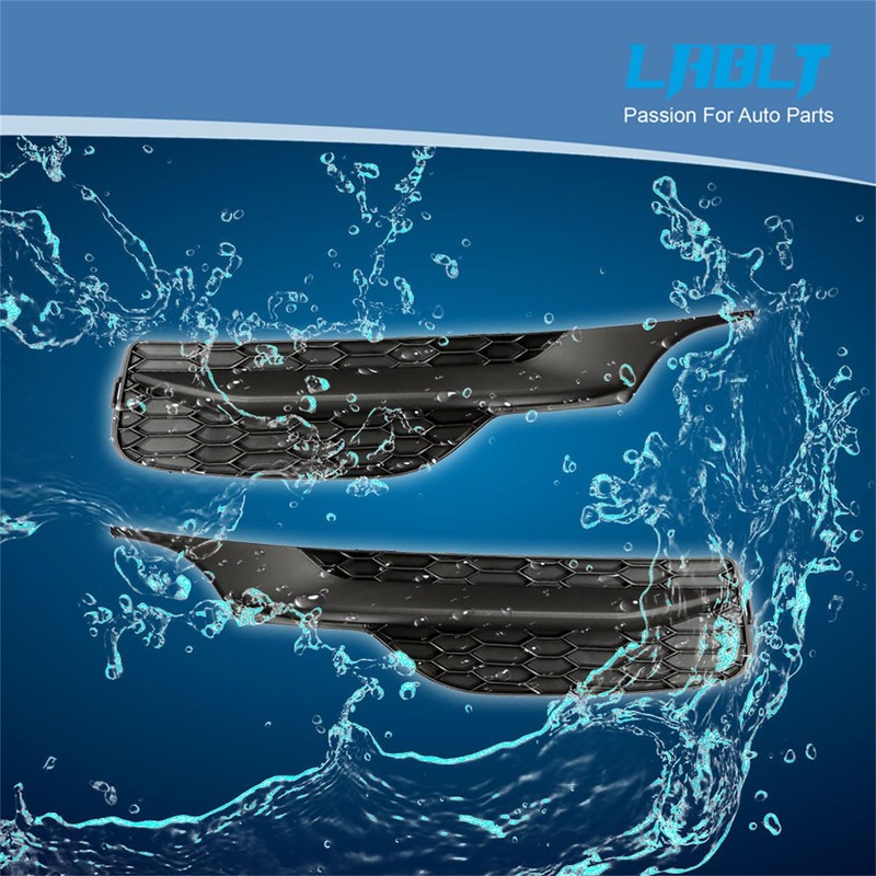 LABLT 2 Pack Front Bumper Fog Light Cover Replacement for