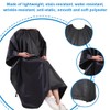 VBSJAH Haircut Hairdressing Cape, 90 cm x 140 cm, Black