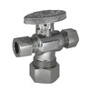 Kissler & Co Chrome Plated Quarter-Turn Supply Stop, Compression Inlet