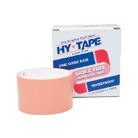Hy-Tape Medical Tape Waterproof Zinc Oxide-Based Adhesive 2 Inch X 5 Yard Pink NonSterile, 120BLF - ONE ROLL