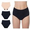 AIRCUTE Washable Urinary Incontinence Underwear for Women Absorbent Seamless High